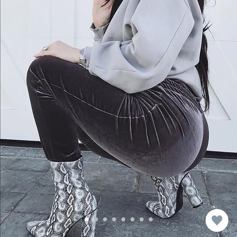 Snakeskin boot
